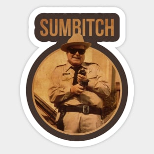 SUMBITCH JUSTICE SHERIFF BANDIT TRUCKING Sticker